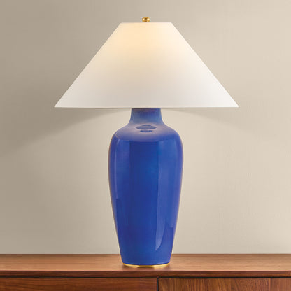 Hudson Valley Rhinelander Table Lamp in Aged Brass, alternate view 2