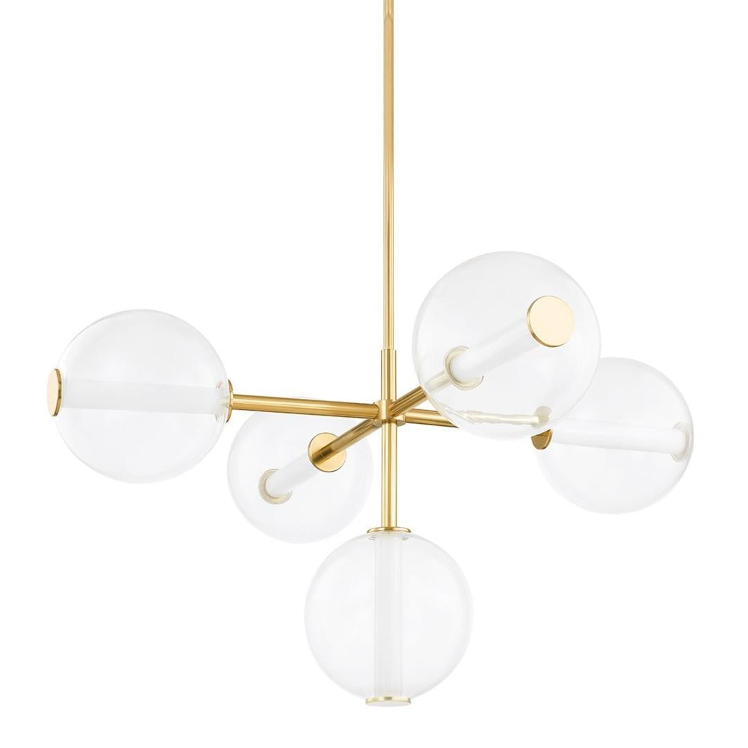 Hudson Valley Richford Chandelier Aged Brass