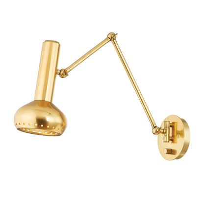 Hudson Valley Roald Wall Sconce Aged Brass