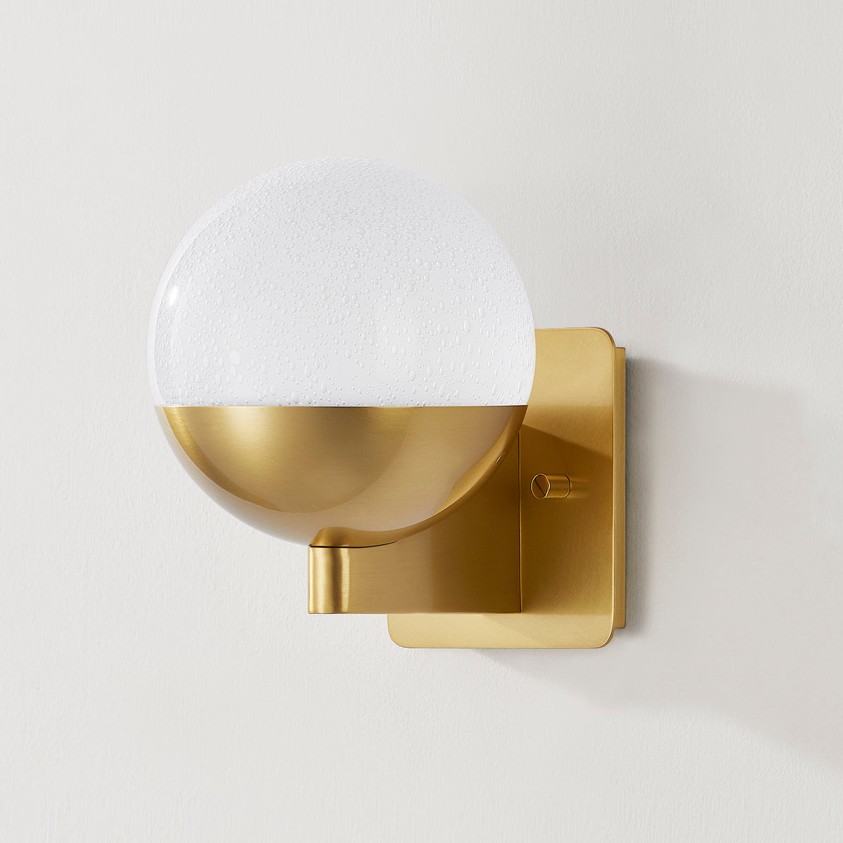 Hudson Valley Rochford Wall Sconce in Aged Brass, alternate view 1