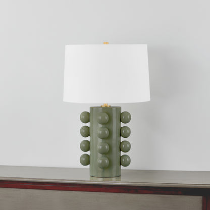 Hudson Valley Roselle Table Lamp Aged Brass detail view 1