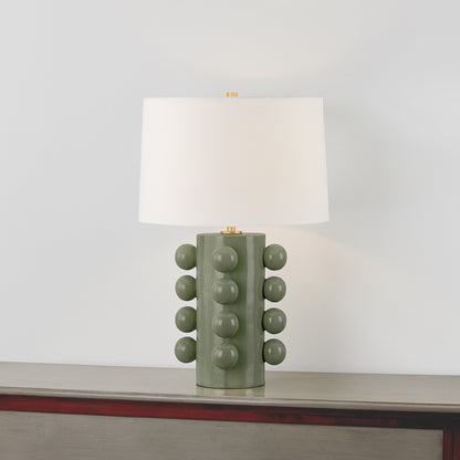 Hudson Valley Roselle Table Lamp Aged Brass detail view 2