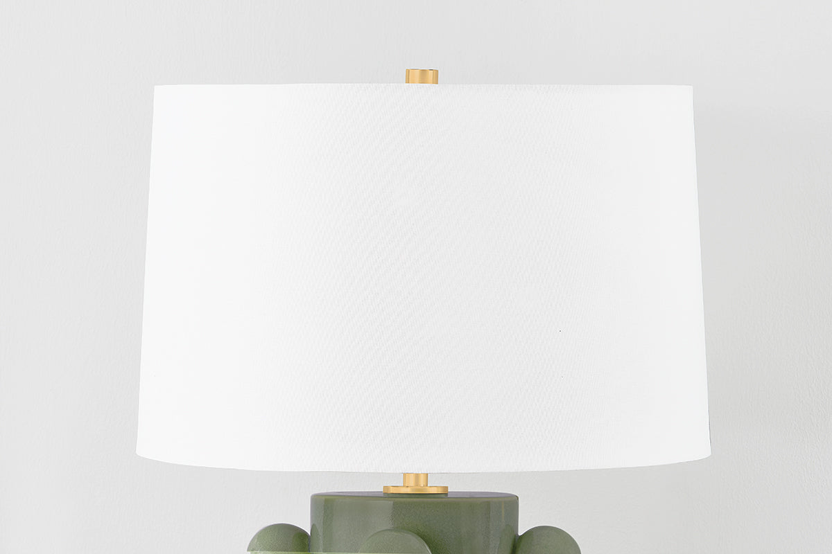 Hudson Valley Roselle Table Lamp Aged Brass detail view 3