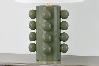 Hudson Valley Roselle Table Lamp Aged Brass detail view 4