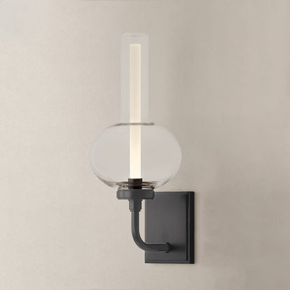 Hudson Valley Rossman Wall Sconce in Distressed Bronze, alternate view 2