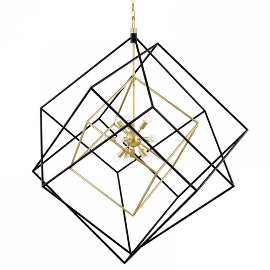 Hudson Valley Roundout Pendant Black