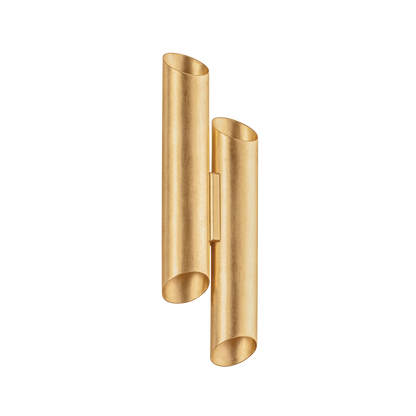 Hudson Valley Rylane 4-Light Wall Sconce Vintage Gold Leaf