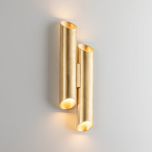 Hudson Valley Rylane 4-Light Wall Sconce in Vintage Gold Leaf, alternate view 1