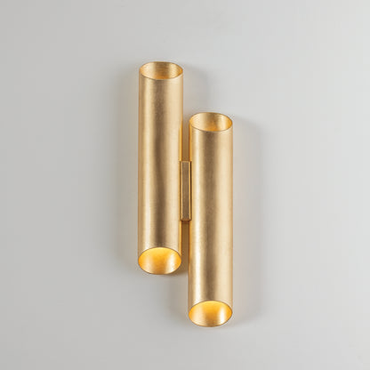 Hudson Valley Rylane 4-Light Wall Sconce in Vintage Gold Leaf, alternate view 3