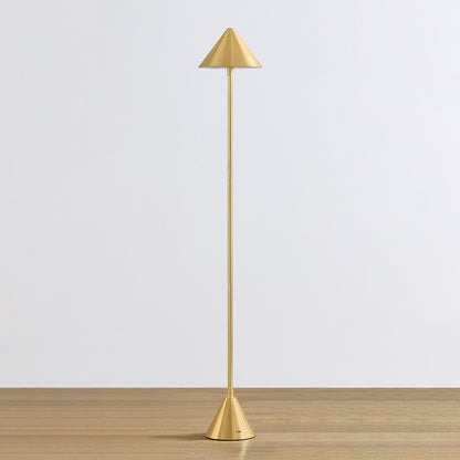 Hudson Valley Salma Floor Lamp in Aged Brass, alternate view 1