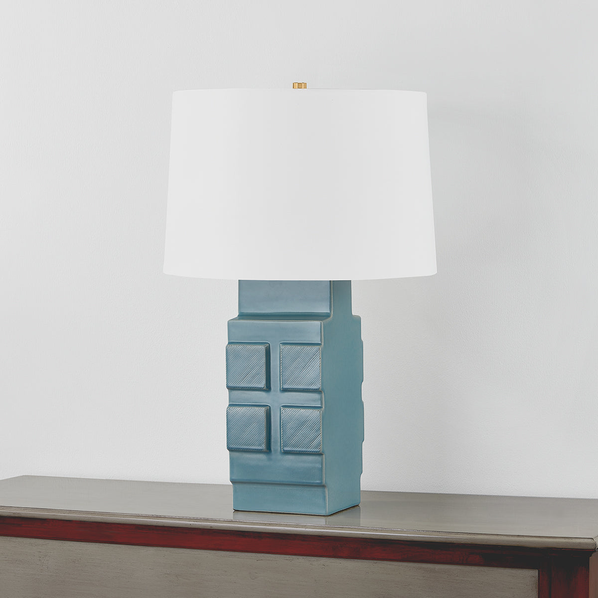 Hudson Valley Sarai Table Lamp in Aged Brass, alternate view 1