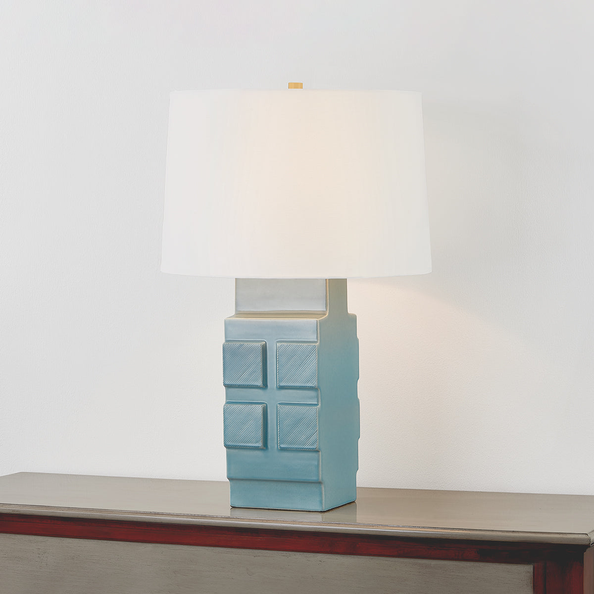 Hudson Valley Sarai Table Lamp in Aged Brass, alternate view 2