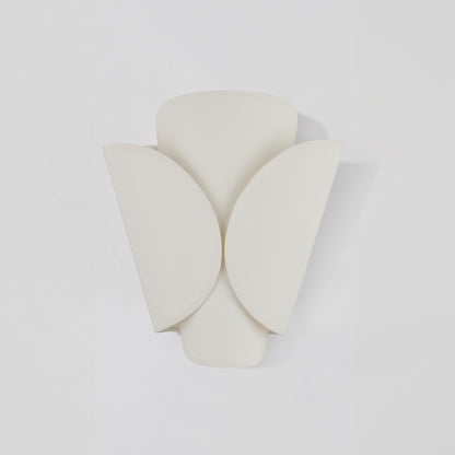 Hudson Valley Savoie Wall Sconce in Aged Brass / Off White, alternate view 1