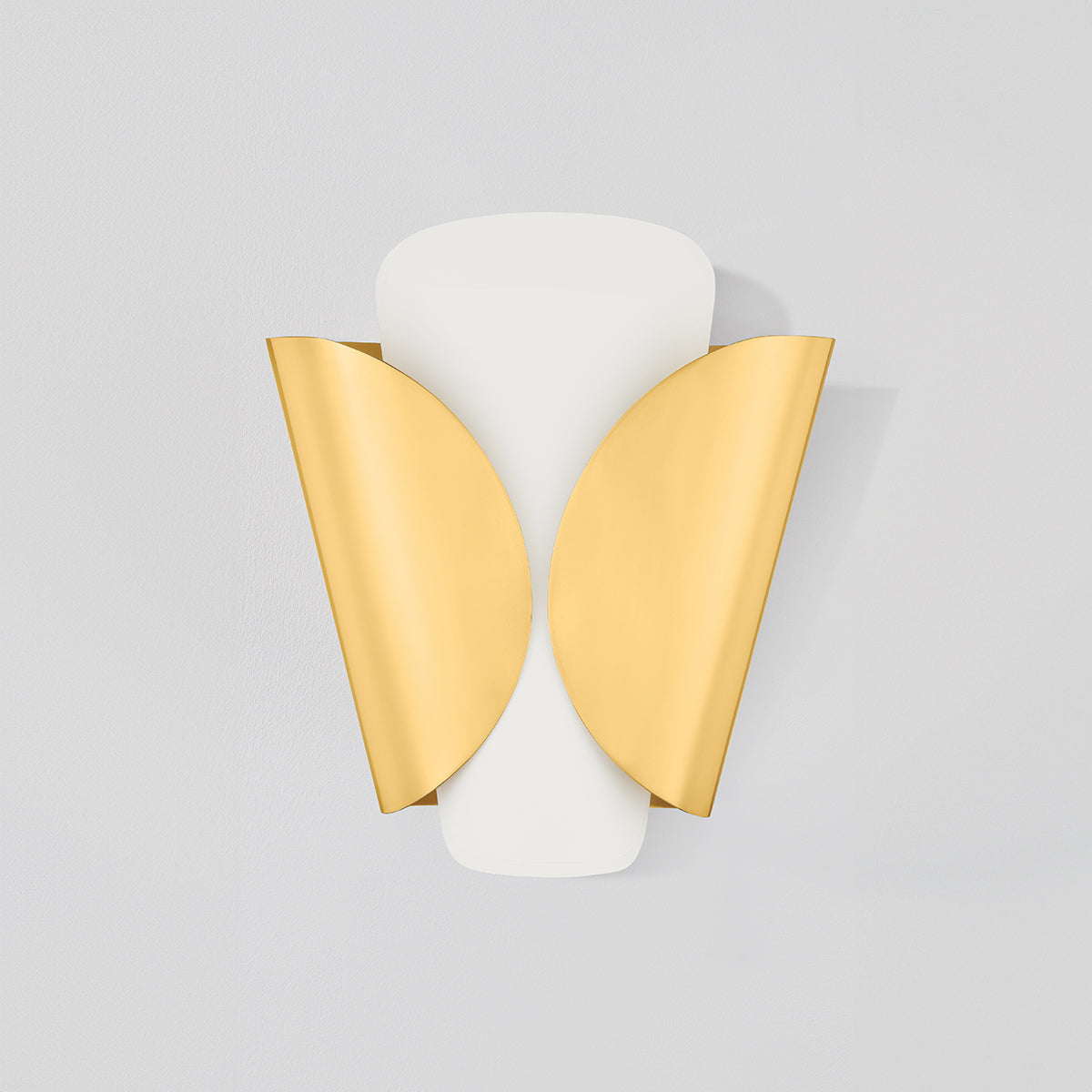 Hudson Valley Savoie Wall Sconce in Aged Brass / Steel Shade, alternate view 2