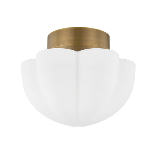 Hudson Valley Seabrook 15" Flush Mount Historic Bronze