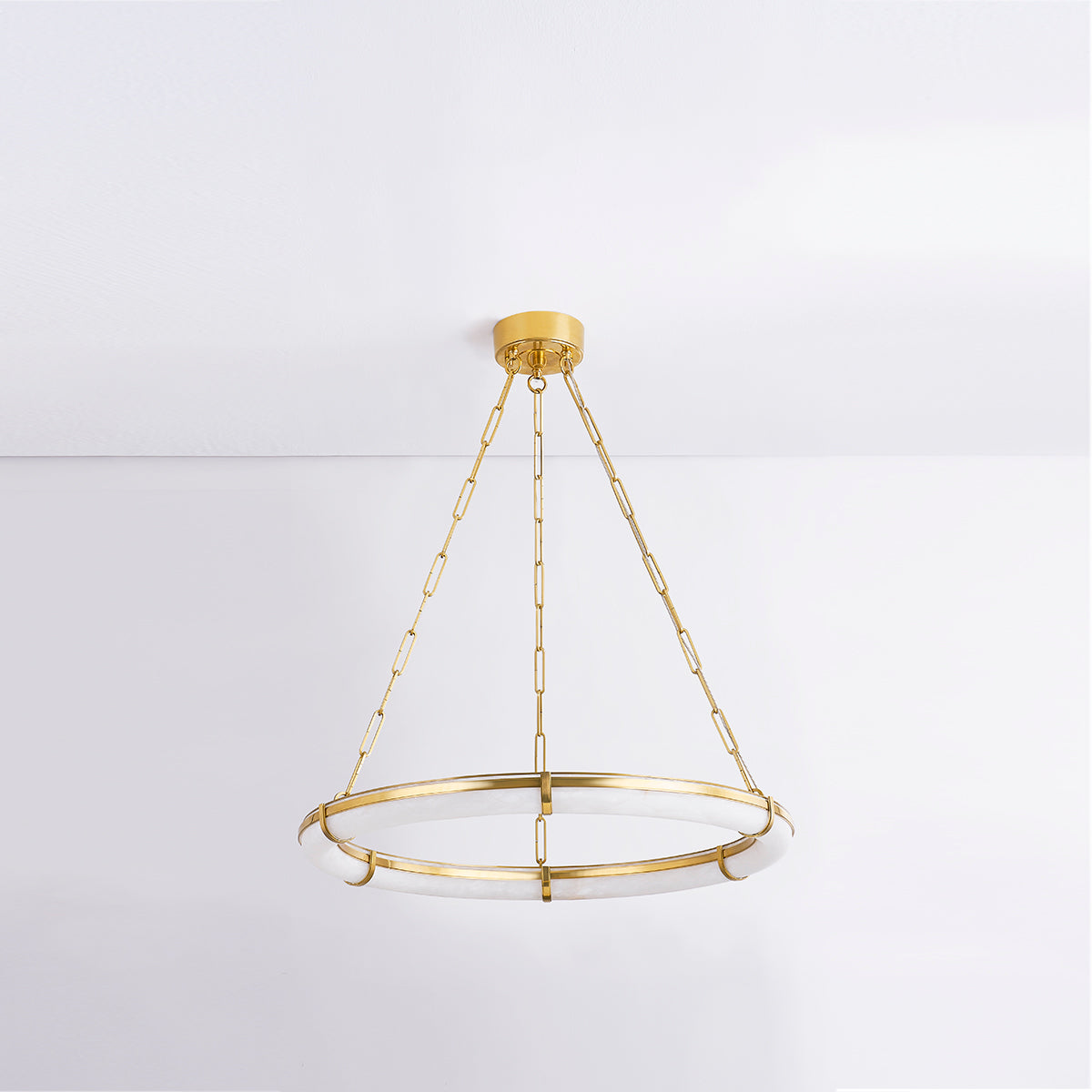 Hudson Valley Sennett 30.5" Chandelier Aged Brass detail view 1