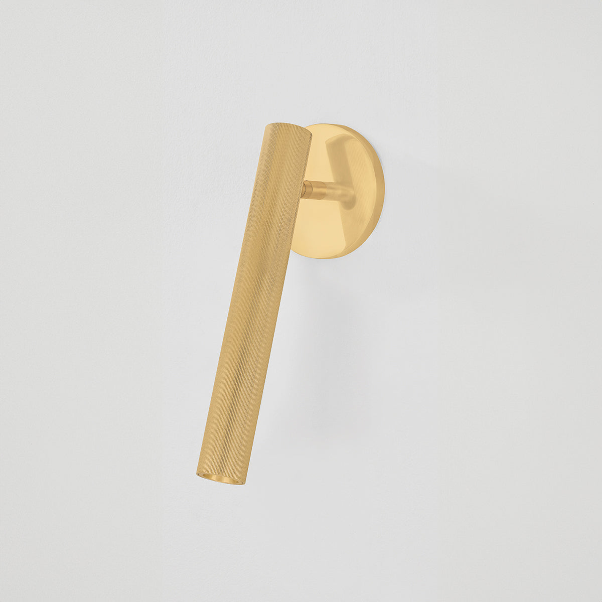 Hudson Valley Simeon Wall Sconce in Aged Brass, alternate view 1