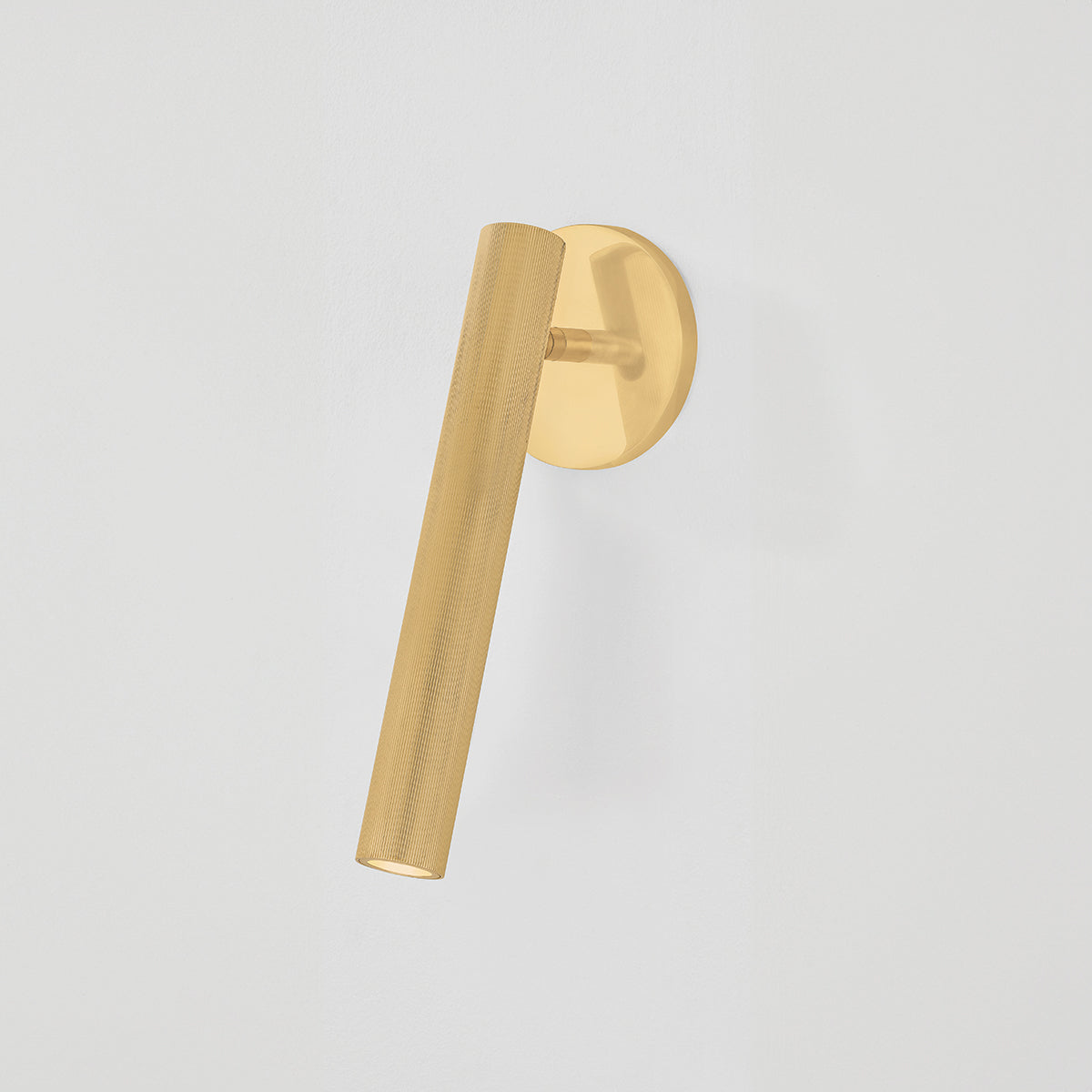 Hudson Valley Simeon Wall Sconce in Aged Brass, alternate view 2