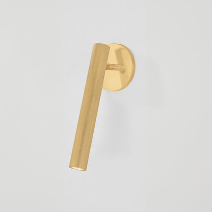 Hudson Valley Simeon Wall Sconce in Aged Brass, alternate view 2