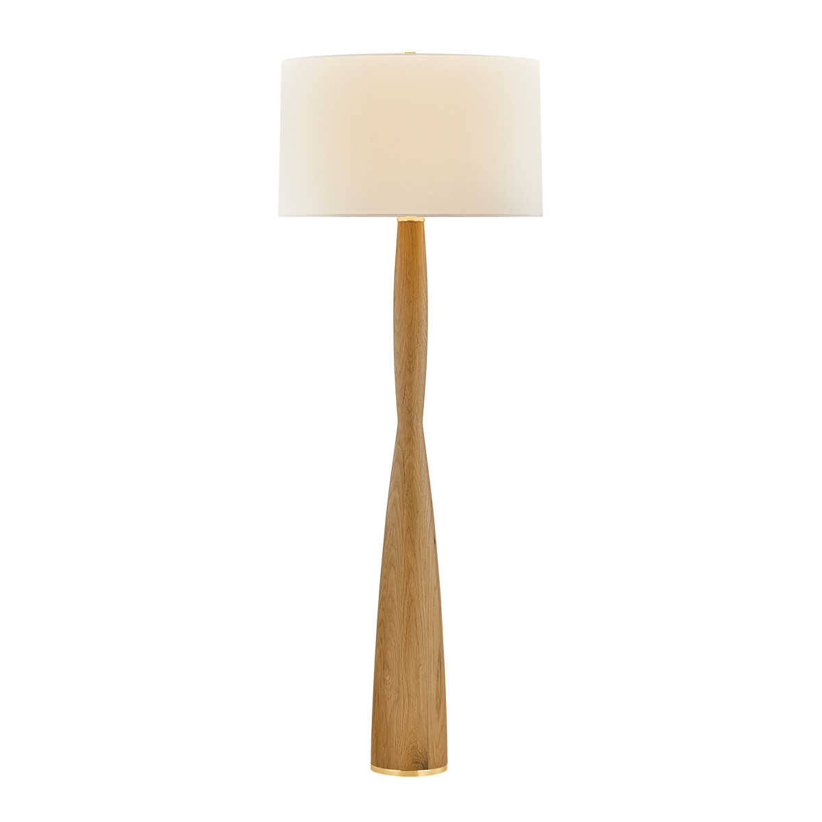 Hudson Valley Somers Chase Floor Lamp Aged Brass
