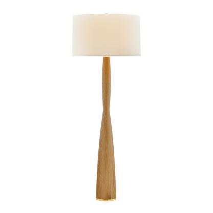 Hudson Valley Somers Chase Floor Lamp Aged Brass