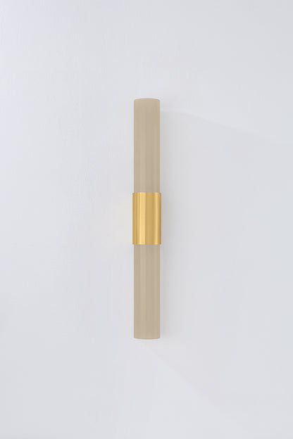 Hudson Valley Somersville 2-Light Wall Sconce in Aged Brass, room setting 1