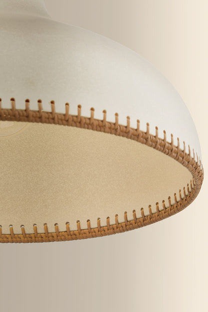 Hudson Valley Southfields 21" Pendant in Aged Brass, room setting 2