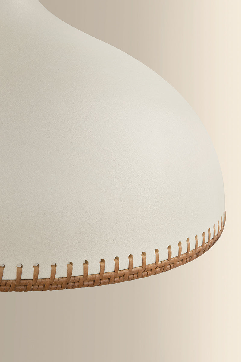 Hudson Valley Southfields 21" Pendant in Aged Brass, room setting 4