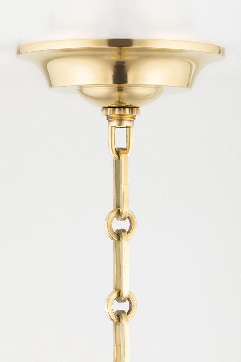 Hudson Valley Sphere No. 3 Pendant Brass 18.25"W x 22.75"H