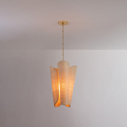 Hudson Valley Springhill 3-Light Pendant in Gold Leaf, alternate view 1