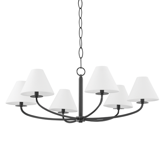 Hudson Valley Stacey 6-Light Chandelier Old Bronze