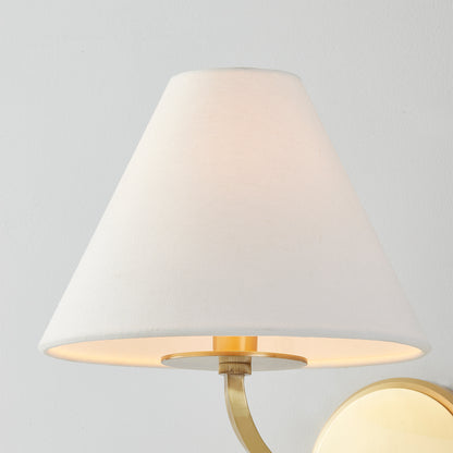 Hudson Valley Stacey Wall Sconce in Aged Brass, alternate view 1