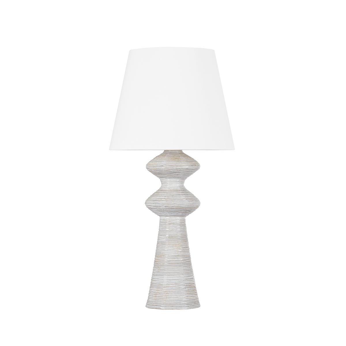 Hudson Valley Steinway Table Lamp Aged Brass/Ceramic Snowbank