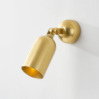 Hudson Valley Sturbridge Wall Sconce in Aged Brass, alternate view 2