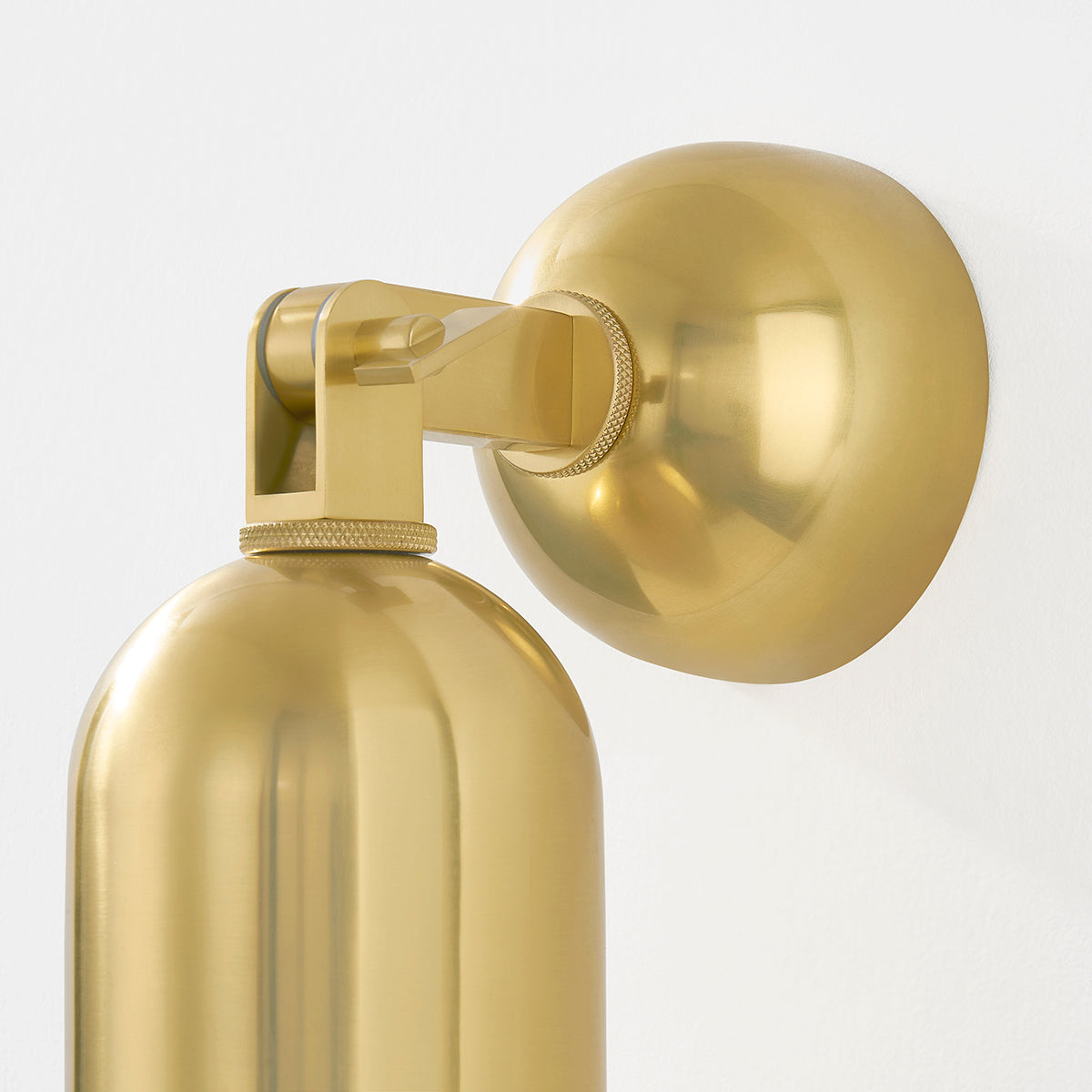 Hudson Valley Sturbridge Wall Sconce in Aged Brass, alternate view 3