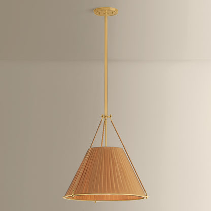 Hudson Valley Sunside 3-Light Pendant in Aged Brass, alternate view 2