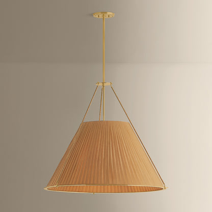 Hudson Valley Sunside 5-Light Chandelier in Aged Brass, alternate view 2