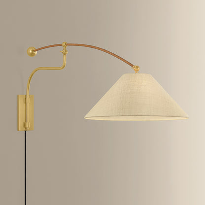 Hudson Valley Sylva Wall Sconce in Aged Brass, alternate view 2
