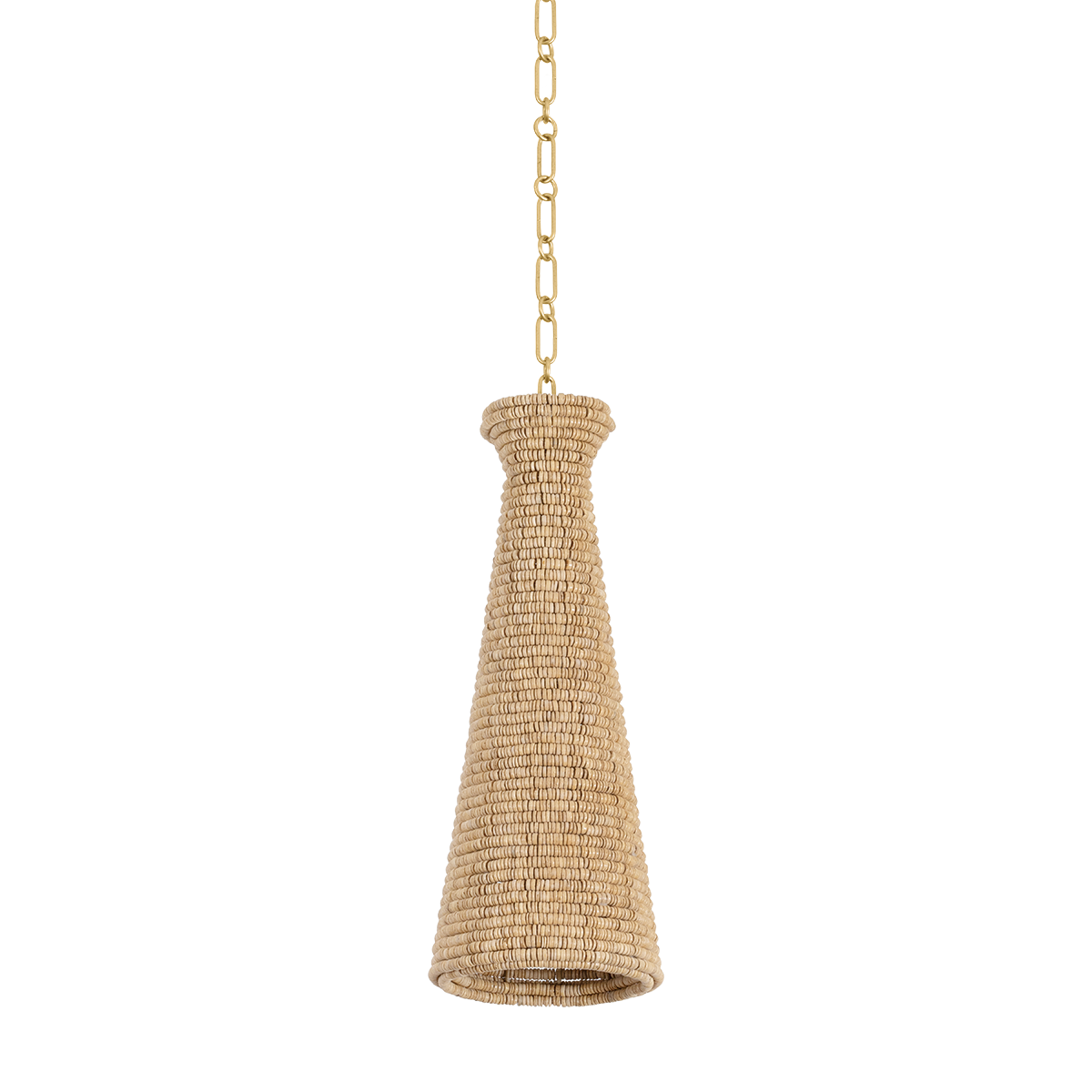 Hudson Valley Tallman 8" Pendant Vintage Gold Leaf