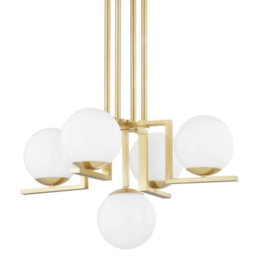 Hudson Valley Tanner Chandelier Brass