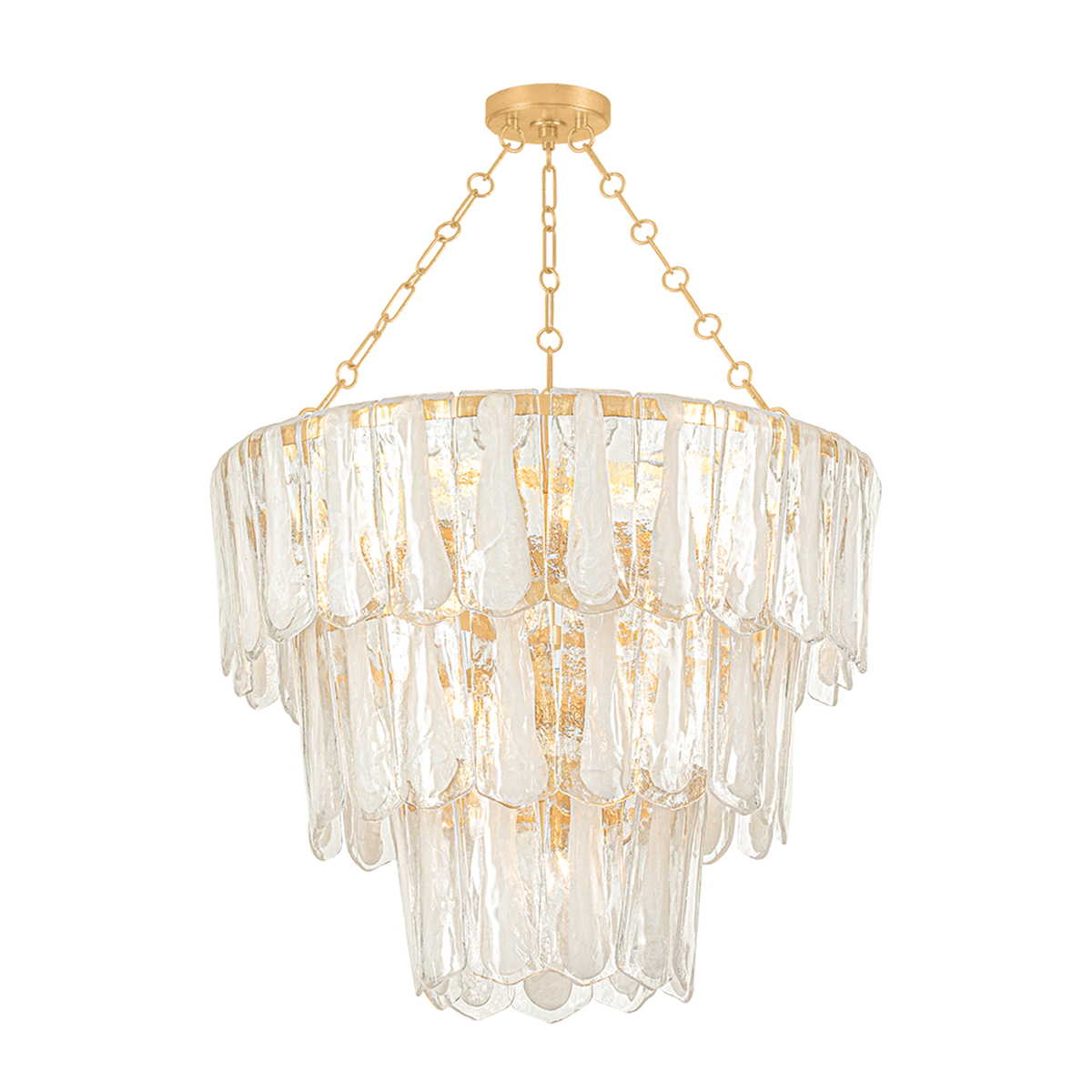 Hudson Valley Tappan 13-Light Chandelier Vintage Gold Leaf