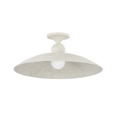 Hudson Valley Teelin Flush Mount Limewash Plaster