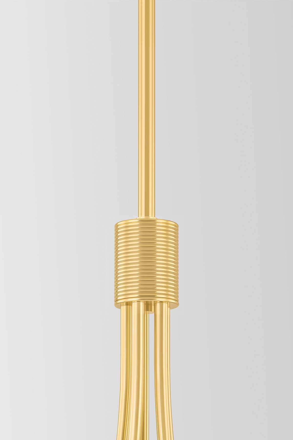 Hudson Valley Tenafly 5-Light Chandelier Aged Brass detail view 4