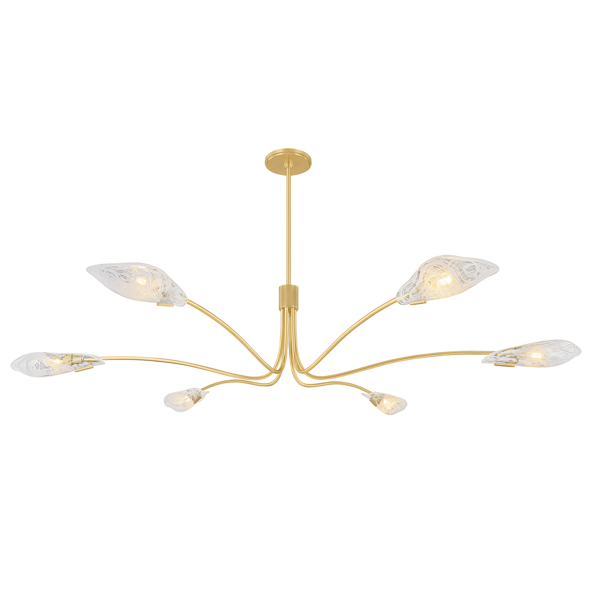 Hudson Valley Tenafly 6-Light Chandelier Aged Brass