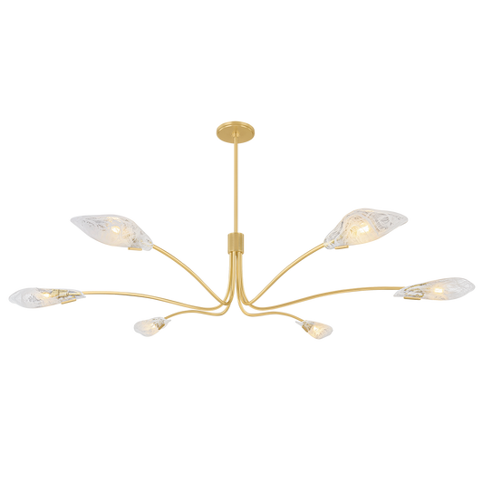 Hudson Valley Tenafly 6-Light Chandelier Aged Brass