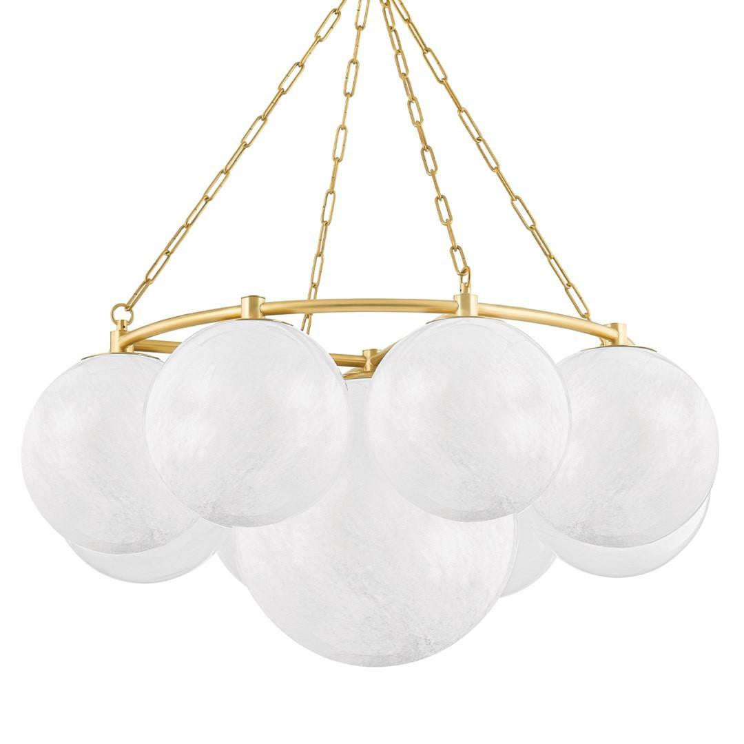 Hudson Valley Thornwood Chandelier Aged Brass
