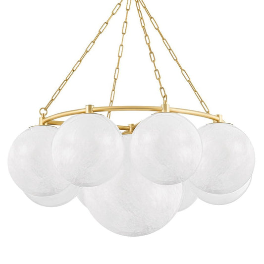 Hudson Valley Thornwood Chandelier Aged Brass