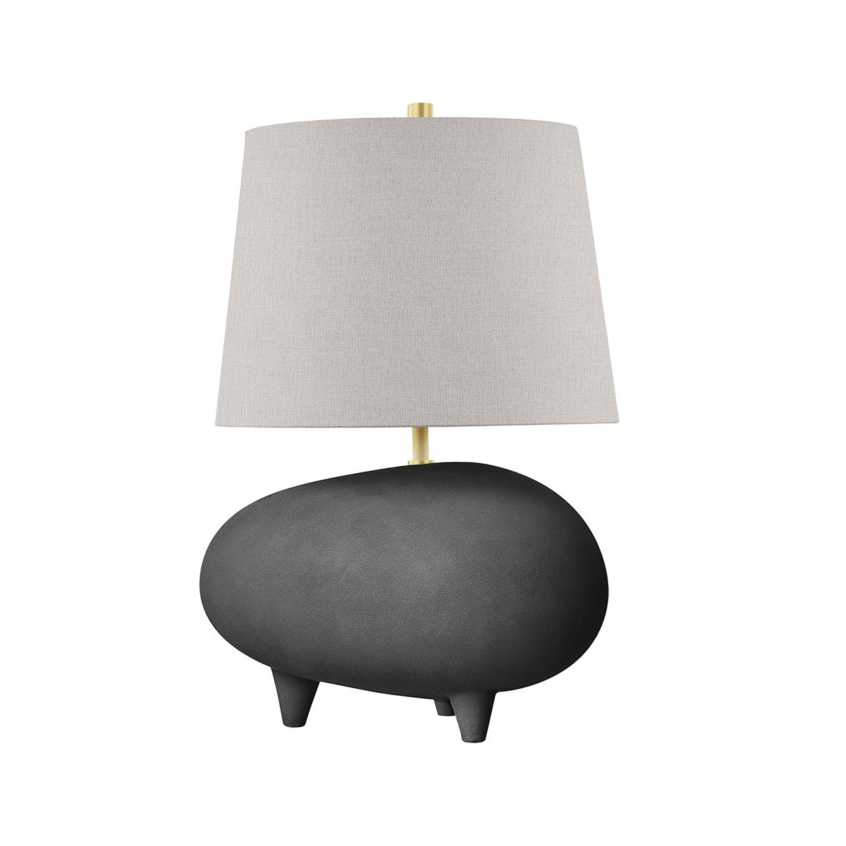 Hudson Valley Tiptoe Table Lamp Aged Brass/Matte Black