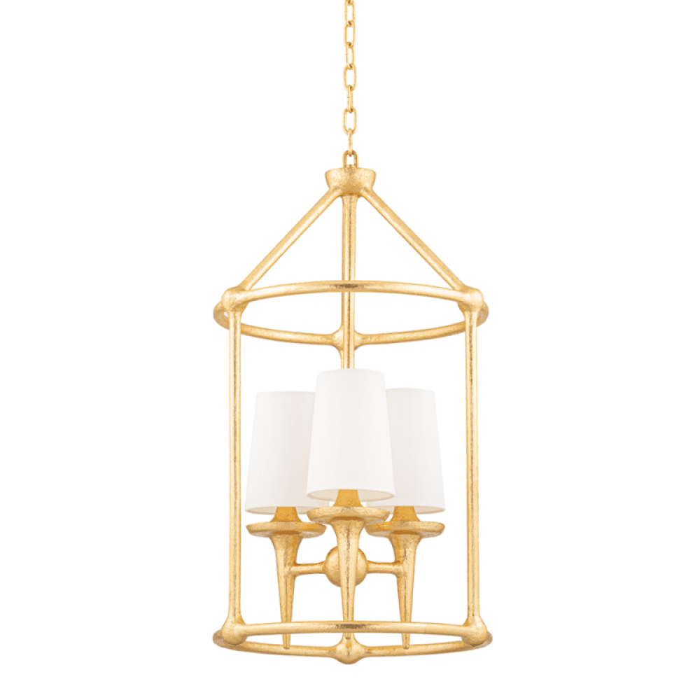 Hudson Valley Torch Chandelier Gold