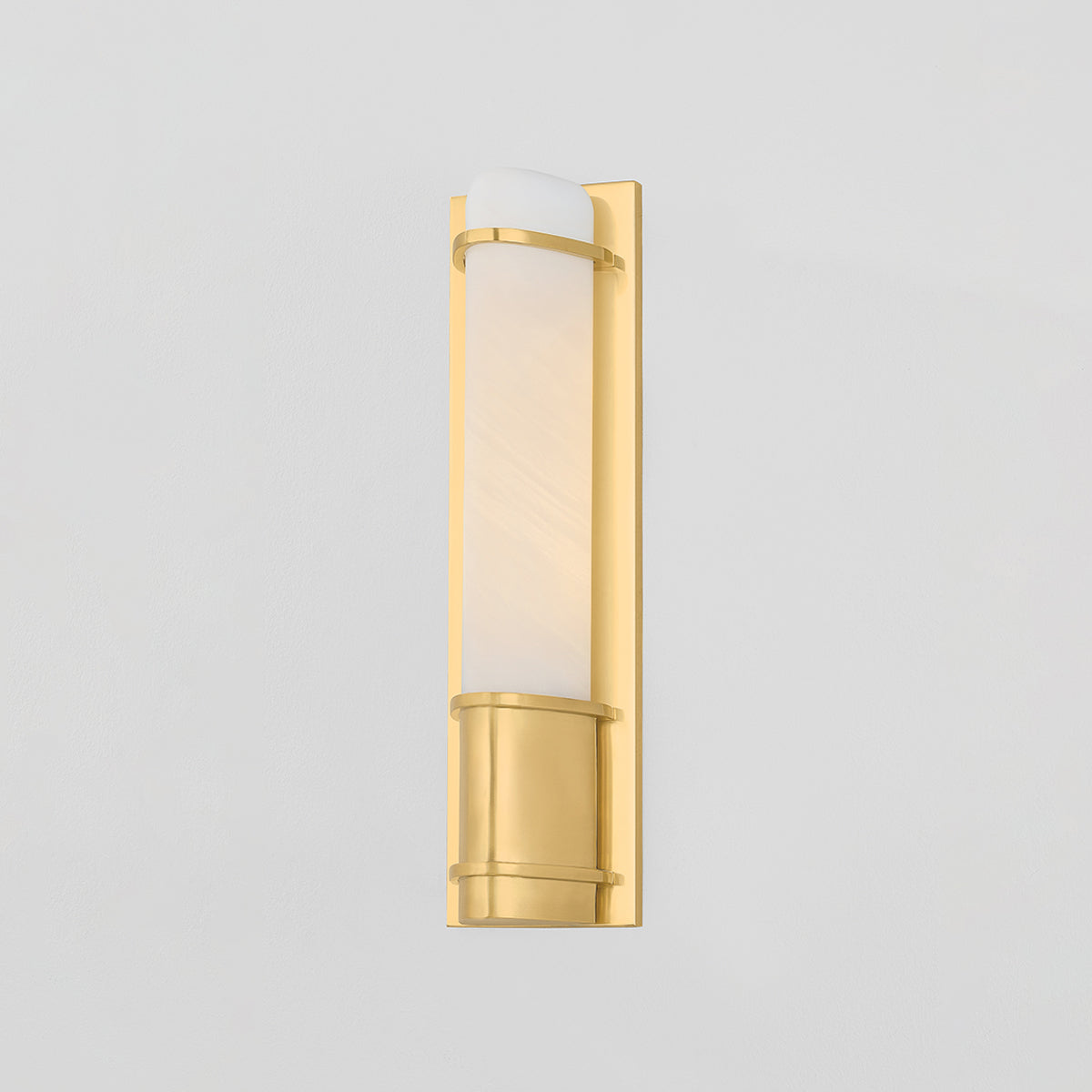 Hudson Valley Tottenville Wall Sconce in Aged Brass, alternate view 2